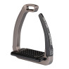 Étriers de sécurité Acavallo Rel-X 180 branche amovible - Titanium / noir