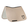 Tapis de dressage Equestro matelassé cube - Oxford tan