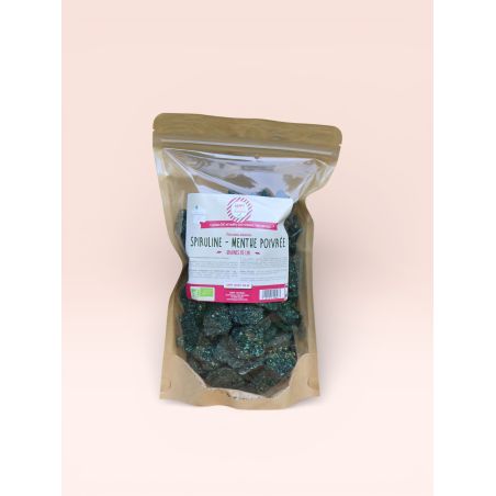 Crackers spiruline menthe poivré Happy Crackers