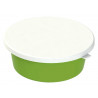 Couvercle pour seau d'alimentation refermable Kerbl - Blanc