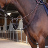 Collier de chasse élastique Elite Shires Velociti Lusso - Havane