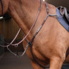 Collier de chasse élastique Shires Velociti Rapida - Havane