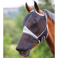 Masque volant de cheval respirant Anti-moustique et hotte de cheval à  l'épreuve des insectes