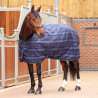 Couverture d'écurie Plus 100 Shires Tempest - Tartan marine