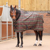 Couverture d'écurie Plus Lite Shires Tempest - Tartan vert