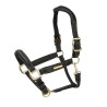 Licol en cuir Comfort Shires Velociti Rapida - Noir