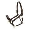 Licol en cuir Girona Shires Velociti Lusso - Havane