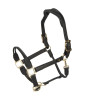 Licol en cuir Soria Control Shires Velociti Lusso - Noir