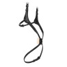 Muserolle croisée Elite Shires Velociti Lusso - Noir