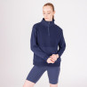 Pull quart de zip React Shires Aubrion - Minuit