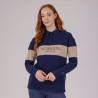 Sweat à boutons Equestrian Shires Aubrion - Minuit / taupe