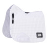 Tapis de selle de dressage numéroté Shires Arma - Blanc