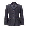Veste Saratoga enfant Shires Aubrion - Carreaux genévrier marine