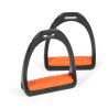 Étriers Premium Profile Shires Compositi - Orange
