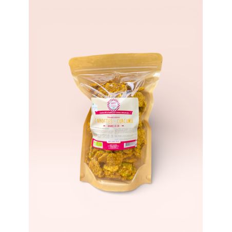Crackers graines de lin Happy Crackers carottes curcuma