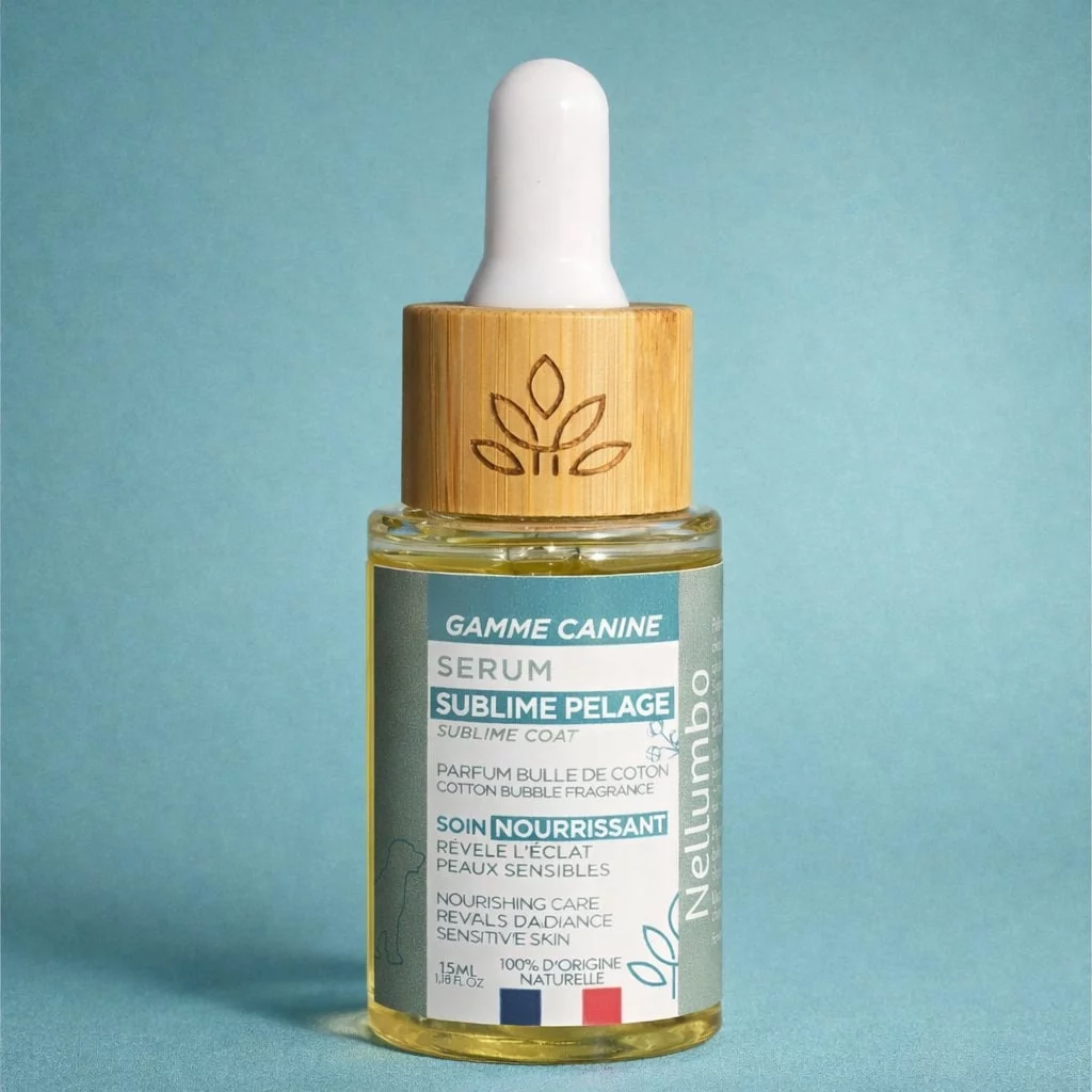 Sérum Sublime Pelage Bulle de Coton Nellumbo chiens et chats