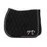 Tapis de selle Pénélope Diamant - Noir / rose