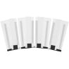 Guêtres Equithème anti-mouches anti-uv par 4 - Blanc