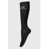 Chaussettes à pailettes Harcour Happy par 2 - Noir