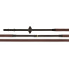 Rênes caoutchouc NortonPro EK-Cuir huilé - Havane