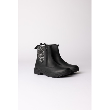 Boots jodhpur Horze Sporty cuir végan éléments effet cristal