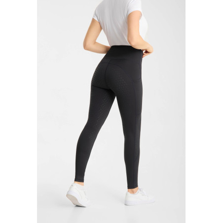 Legging d’équitation Horze Vilma femme à fond intégral rafraîchissant