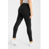 Pantalon d’équitation Horze Matilda perforé femme full grip - Noir