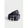 Ceinture Harcour Basta - Noir / argent