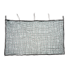 Grand filet à foin duo sans nœuds Waldhausen 2 côtés rectangulaire - Noir / gui