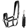 Licol et longe Waldhausen Velvet - Noir