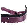 Couteau de chaleur cintré pvc avec caoutchouc Imperial Riding - Mauve foncé métallique