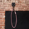 Longe d'attache pour camion Imperial Riding Elastisch 120cm - Mauve