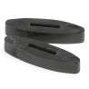 Arrêtoirs de rênes silicone Shires - Noir