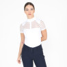 Chemise de concours Optima Vx Shires Aubrion - Blanc