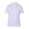 Chemise de concours zippée Optima MX homme Shires Aubrion - Blanc
