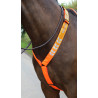 Collier de chasse Shires Equi-Flector® - Orange vif