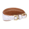 Collier matelassé pour lévrier Shires Digby & Fox - Lilas