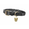 Collier pour chien tressé Shires Digby & Fox - Noir