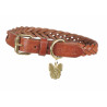 Collier pour chien tressé Shires Digby & Fox - Fauve