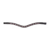 Frontal deux tons Shires Velociti Gara - Noir / cerise