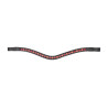Frontal deux tons Shires Velociti Gara - Noir / rouge