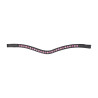 Frontal deux tons Shires Velociti Gara - Noir / rose