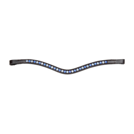 Frontal strass bleu Shires Velociti Gara