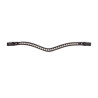 Frontal strass irisé Shires Velociti Gara - Marron