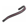 Frontal strass large Shires Velociti Gara - Noir / rose