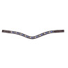 Frontal trois tons Shires Velociti Gara - Marron / bleu