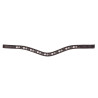 Frontal trois tons Shires Velociti Gara - Marron / noir