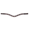 Frontal trois tons Shires Velociti Gara - Marron / cerise