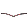Frontal trois tons Shires Velociti Gara - Marron / rouge