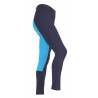 Jodhpurs deux tons fille Shires Wessex - Marine / turquoise
